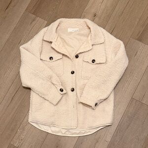 Newbury Kustom Cream Sherpa Jacket